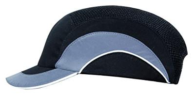 Stootpet baseball zwart/grijs a1+