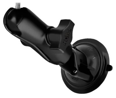 Ram Twist-Lock Suction Cup Mount with 1/4"-20 Threaded Stud - Medium
