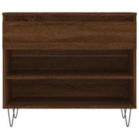 VidaXL Schoenenkast 70x36x60 cm bewerkt hout bruin eikenkleur - thumbnail