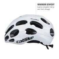 Buzaglo Catlike racehelm kilauea maat m 55-57cm wit mat - thumbnail