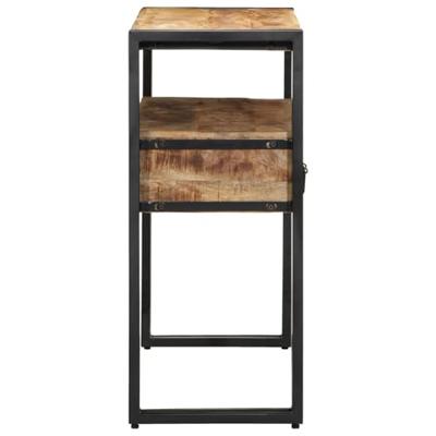 Wandtafel met lade Bruin 90 x 33 x 75 cm Massief Mango Hout