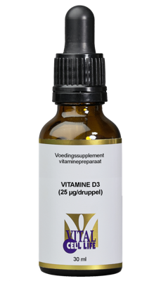 Vital Cell Vitamine D3 25 mcg Druppels