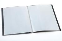Europel showalbum Opus Frontview, ft A4, PP, 20 tassen, antraciet - thumbnail