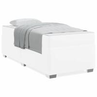 Bedframe Wit 90 x 200 cm Kunstleer - thumbnail