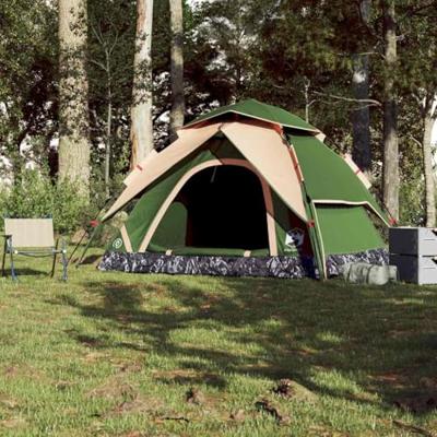 VidaXL Koepeltent 5-persoons snelontgrendeling groen VidaXL Koepeltent 5-persoons snelontgrendeling groen