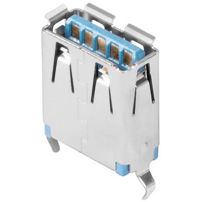 Weidmüller USB3.0A R1V 3.0N2 TY BL 1549730000 USB-stekkeraansluiting 3.0 Bus, inbouw verticaal 100 stuk(s)