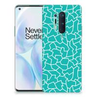 OnePlus 8 Pro | Hoesje maken | Cracks Blue - thumbnail
