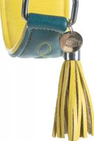 TRIXIE HALSBAND HOND ACTIVE COMFORT VOOR WINDHONDEN LEER PETROL 27-35X5,5 CM - thumbnail