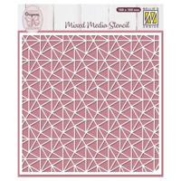 Nellie's Choice • sjabloon driehoeken 15x15cm - thumbnail