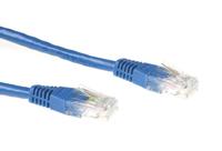 ACT Blauwe 20 meter U/UTP CAT6A patchkabels met RJ45 connectoren - thumbnail
