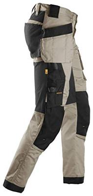Snickers Workwear 6241 Stretch Werkbroek met holsterzakken khaki/zwart - maat 46