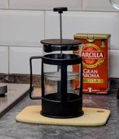 Theepot Kinvara SW8120 Zwart Transparant 600 ml Piston - 8430852868855 - thumbnail