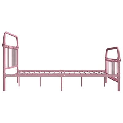 Bedframe metaal roze 120x200 cm
