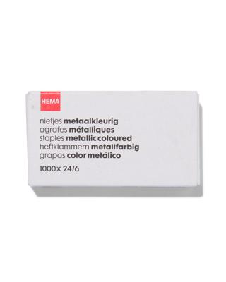 HEMA Nietjes Metaalkleurig 24/6 1000 Stuks bij Jumbo