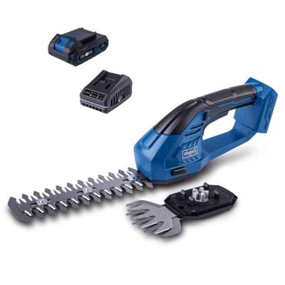Scheppach C-HTGS200-X Draadloze Grastrimmer/Heggenschaar - Set S - 2-in-1 - 20V IXES 2Ah Accu + Oplader