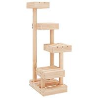 Kattenmeubel 45,5x49x103 cm massief grenenhout - thumbnail