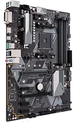 Asus Prime B450-Plus Moederbord Socket AMD AM4 Vormfactor ATX Moederbord chipset AMD® B450