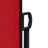 Windscherm uittrekbaar 140x600 cm rood - thumbnail