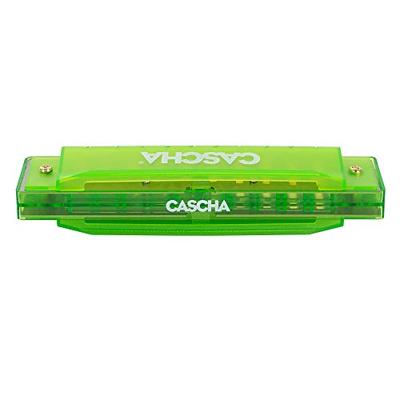 Cascha HH 2274 Fun Blues mondharmonica in C groen