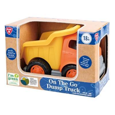 Playgo biobased kiepwagen geel - 28cm Playgo biobased kiepwagen geel - 28cm