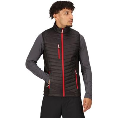 Ragetta RG894 Navigate Hybrid Bodywarmer - Black/Classic Red - M