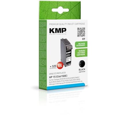 KMP Inktcartridge vervangt HP 15, C6615DE Compatibel Zwart H9 0993,4151