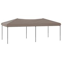 Partytent inklapbaar 3x6 m taupe - thumbnail