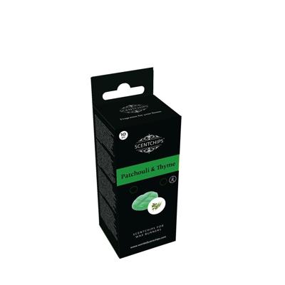 Wax Melts Prepacked Patchouli & Tijm 10 st. - Scentchips