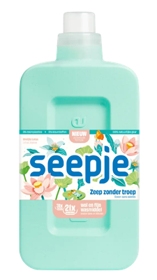 Seepje Wol en Fijn Wasmiddel Vrolijke Lotus