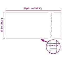VidaXL Horrengaas wit 60 x 2000 cm glasvezel - thumbnail