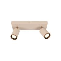 Lucide REGINA - Plafondspot - 2xGU10 - Taupe | Essential - thumbnail