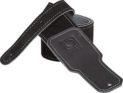 Boss BSS-25-BLK suede gitaarband, zwart