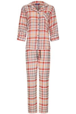 Doorknoop pyjama roze geruit Suzanne Doorknoop pyjama roze geruit Suzanne