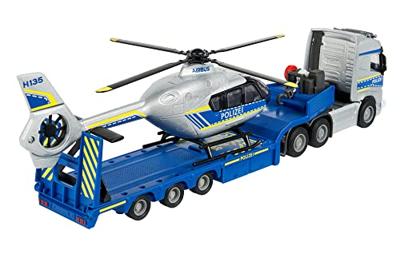 Majorette Volvo Truck + Airbus H135/H145 politiehelikopter Kant-en-klaar model Bedrijfswagen (model)