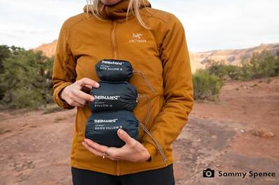 Therm-A-Rest Air Head Kussen Blue Woven Dot L