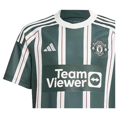 Manchester United Shirt Uit Junior 2023/2024 - Maat 128 - Kleur: Groen | Soccerfanshop