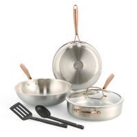 Rose 5-delige pannenset - thumbnail