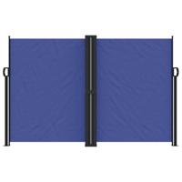 VidaXL Windscherm uittrekbaar 160x1200 cm zwart - thumbnail