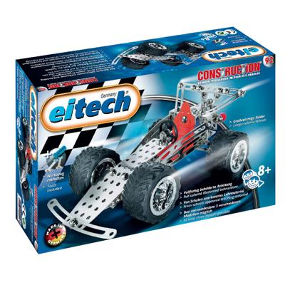 Eitech constructieset racewagen / quad staal zilver 180 delig Eitech constructieset racewagen / quad staal zilver 180 delig