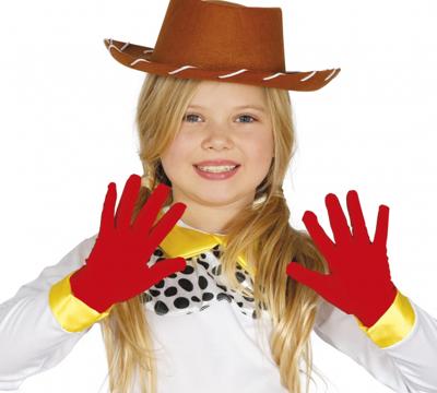 Rode handschoenen kind 22 cm