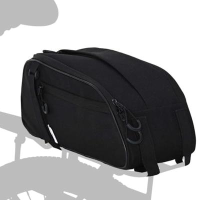VidaXL Fietstas zwart 38 x 16 x 16 cm polyester VidaXL Fietstas zwart 38 x 16 x 16 cm polyester