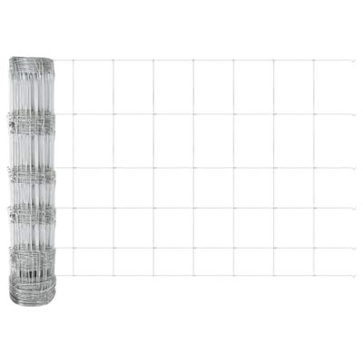 Weidehekwerk Zilver 100 x 0.8 m Gegalvaniseerd staal