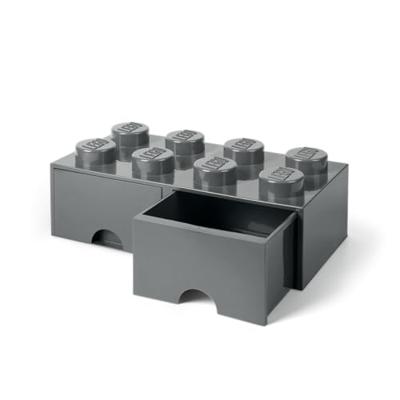 Room Copenhagen LEGO Storage Brick Drawer 8 Grijs opbergdoos