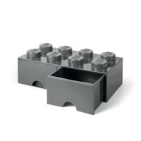 Room Copenhagen LEGO Storage Brick Drawer 8 Grijs opbergdoos - thumbnail