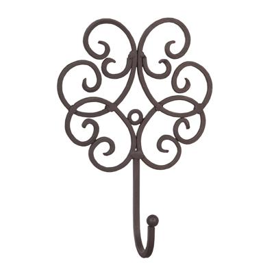 Clayre & Eef Wandhaak 13x5x19 cm Bruin Ijzer Kapstok