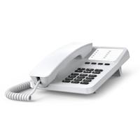 Gigaset DESK 400 - Draadgebonden telefoon met elastische kabel - ruimte voor 10 snelkiesnummers - nummerherhaling - DTMF of Pulskiezen, wit [Nederland versie] - thumbnail
