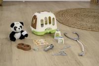 Smoby - Veterinaire koffer - 1 panda knuffel en vele accessoires - 2 in 1 product: Transportkooi - Franse productie - thumbnail