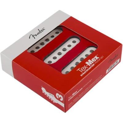 Fender Tex-Mex Stratocaster Pickups, White (set van 3)