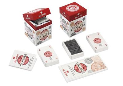 Dal Negro kaartspel Canasta 5,8 x 8,8 cm karton wit 162 stuks