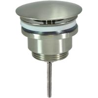 Wiesbaden Caral Open Afvoerplug 5/4" Geborsteld Staal - thumbnail